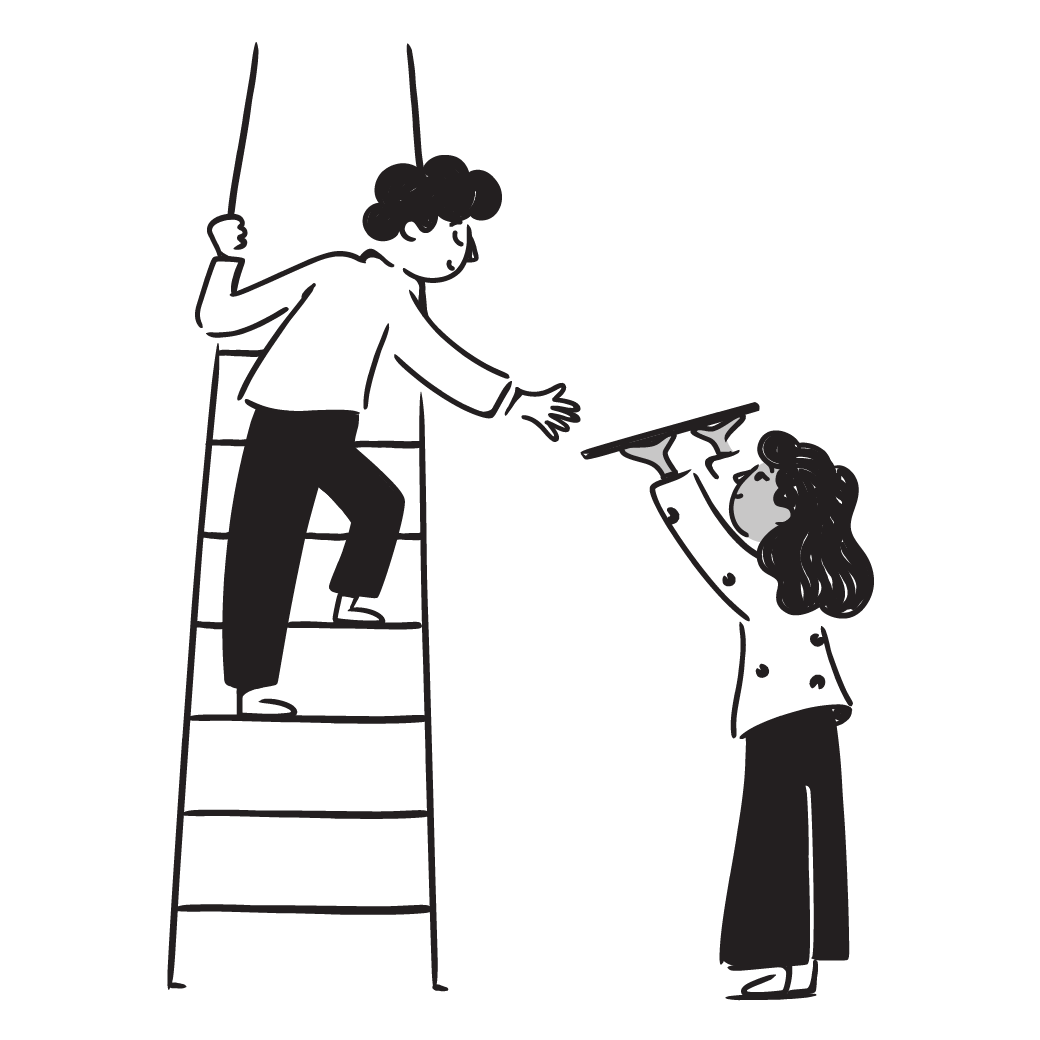 Lending a Hand Illustration